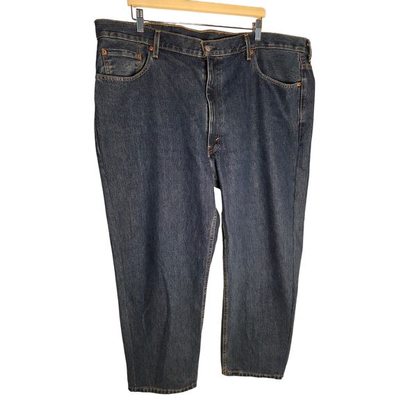 Levi's 550 Relaxed Fit men's 46x29 jeans dark wash Casual StreetWear Big&Tall - Picture 1 of 8